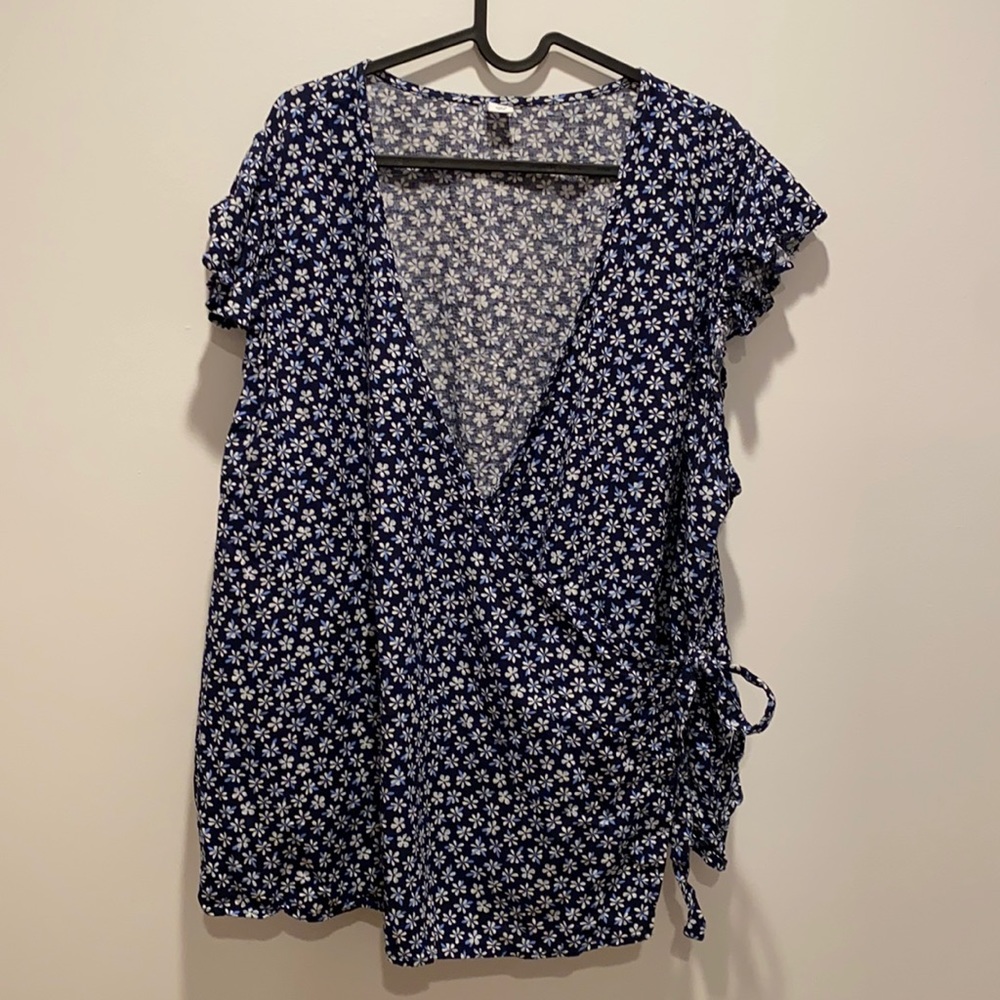 Plus Size Old Navy Wrap Blouse